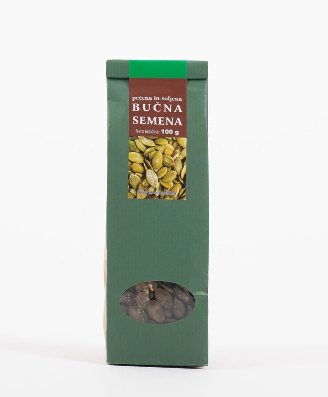 Bučna semena - pečena in soljena (100g)