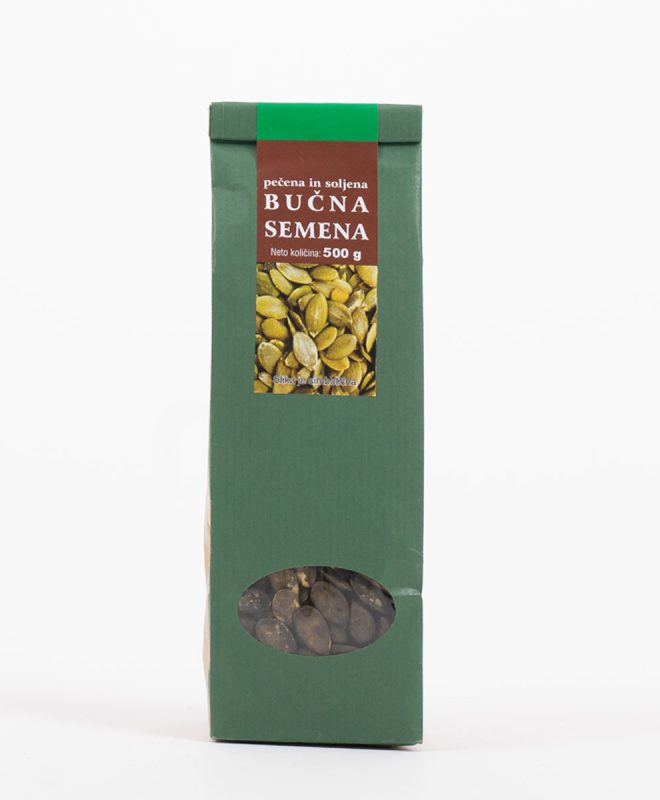 Bučna semena - pečena in soljena (500g)