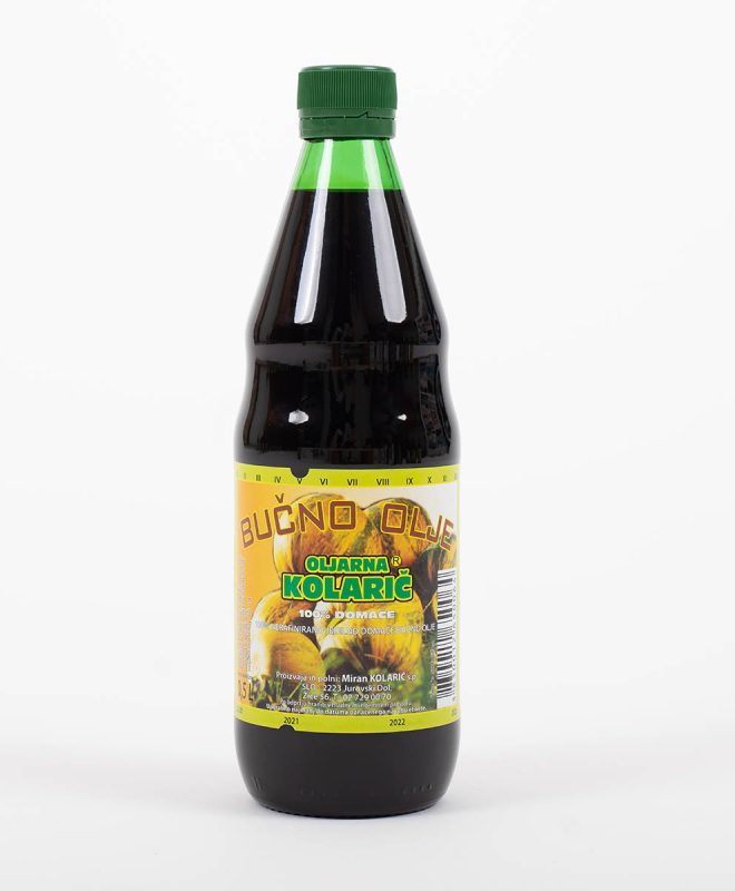 Bučno olje Kolarič - 100% domače (0,5l)