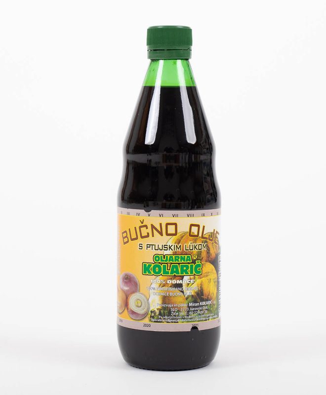 Bučno olje s ptujskim lükom Kolarič (0,5l)