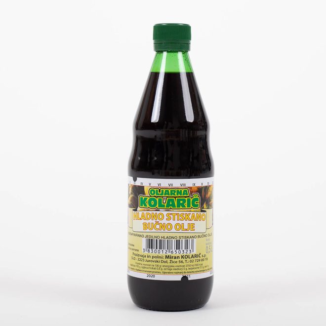 Hladno stiskano bučno olje Kolarič (0,5l)