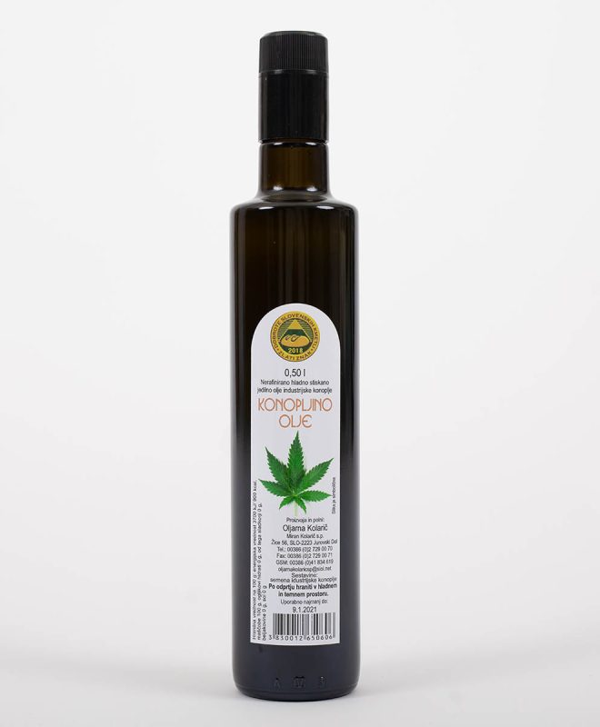 Konopljino olje Kolarič (0,5l)