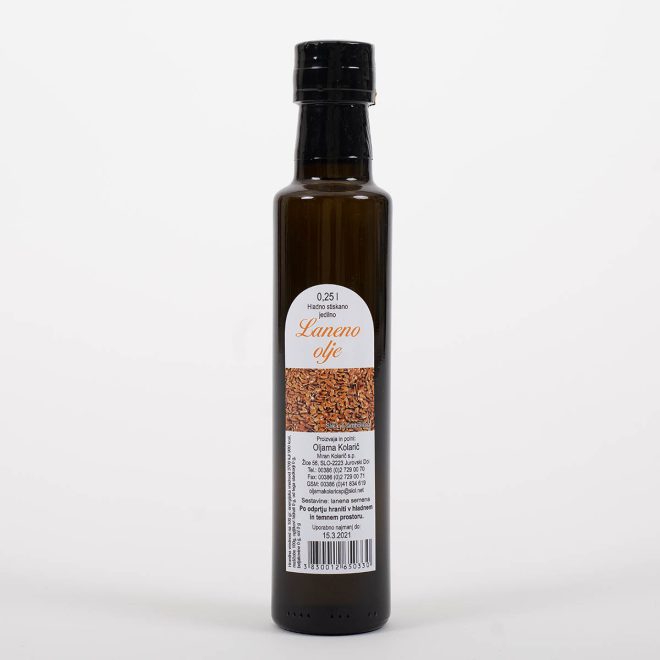Laneno olje Kolarič (0,25l)