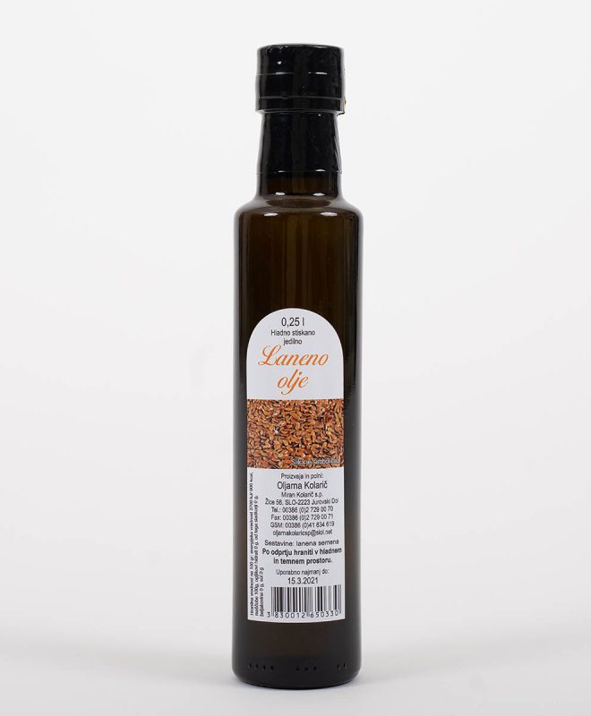 Laneno olje Kolarič (0,25l)
