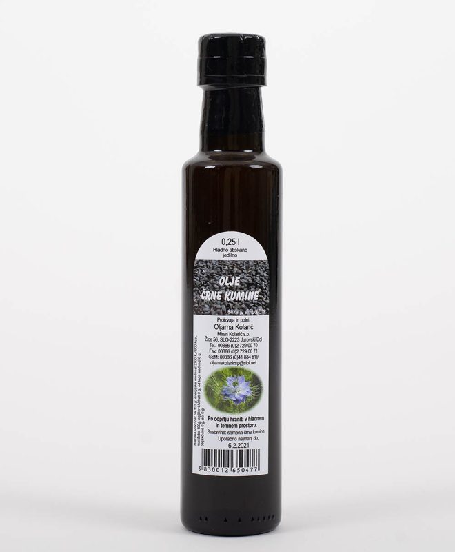 Olje črne kumine Kolarič (0,25l)