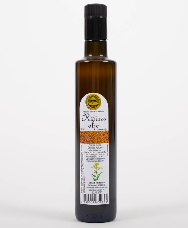 Ričkovo ali totrovo olje Kolarič (0,5l)