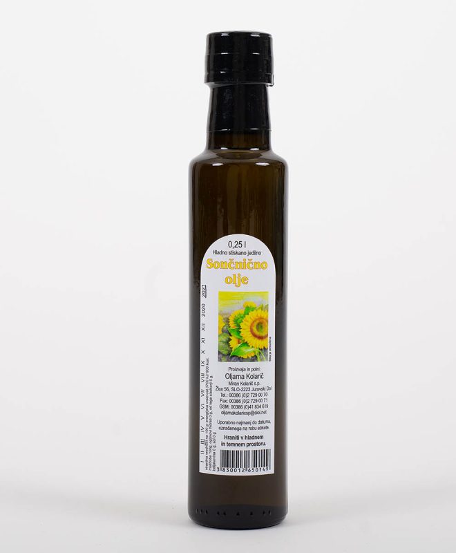 Sončnično olje Kolarič (0,25l)
