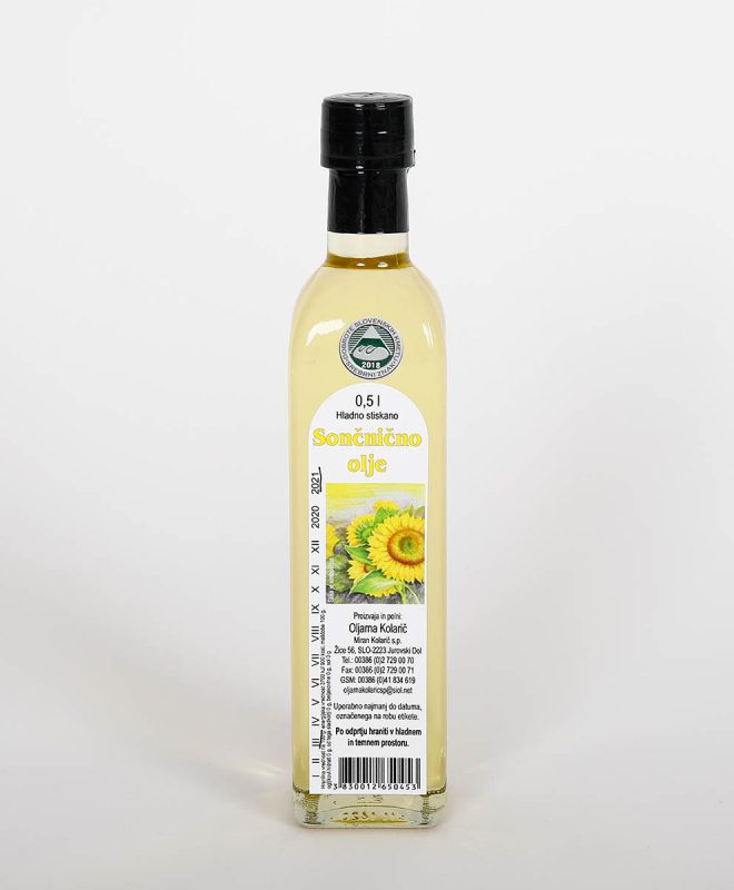 Sončnično olje Kolarič (0,5l)