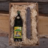 Bučno olje (1l) in domača Kolaričeva suha goveja salama (cela) - Image 2