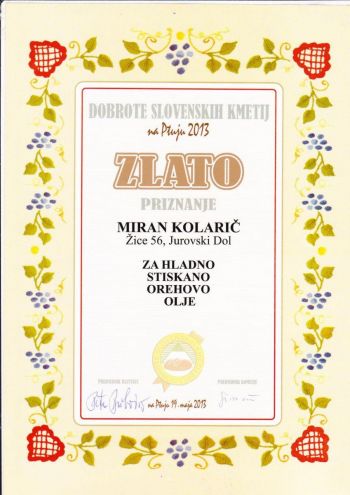 2013-zlato-priznanje-hladno-stiskano-orehovo-olje