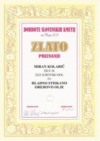 2018-zlato-priznanje-hladno-stiskano-orehovo-olje