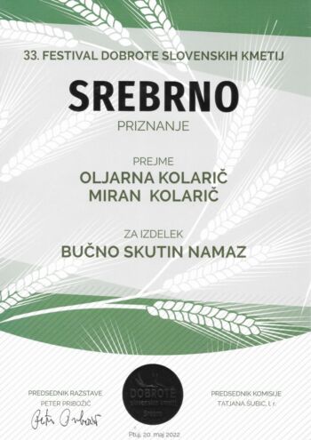 2022-srebrno-priznanje-bucno-skutin-namaz-festival-dobrote-slovenskih-kmetij