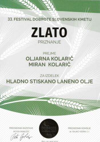 2022-zlato-priznanje-hladno-stiskano-laneno-olje-festival-dobrote-slovenskih-kmetij
